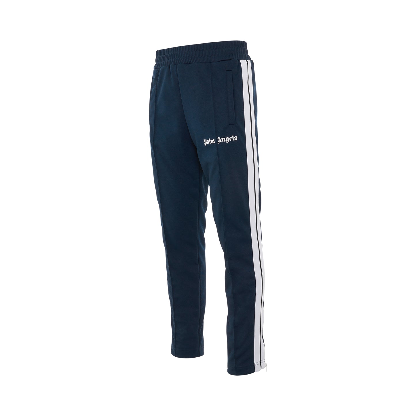 PA Slim Track Pants in Navy Blue/White