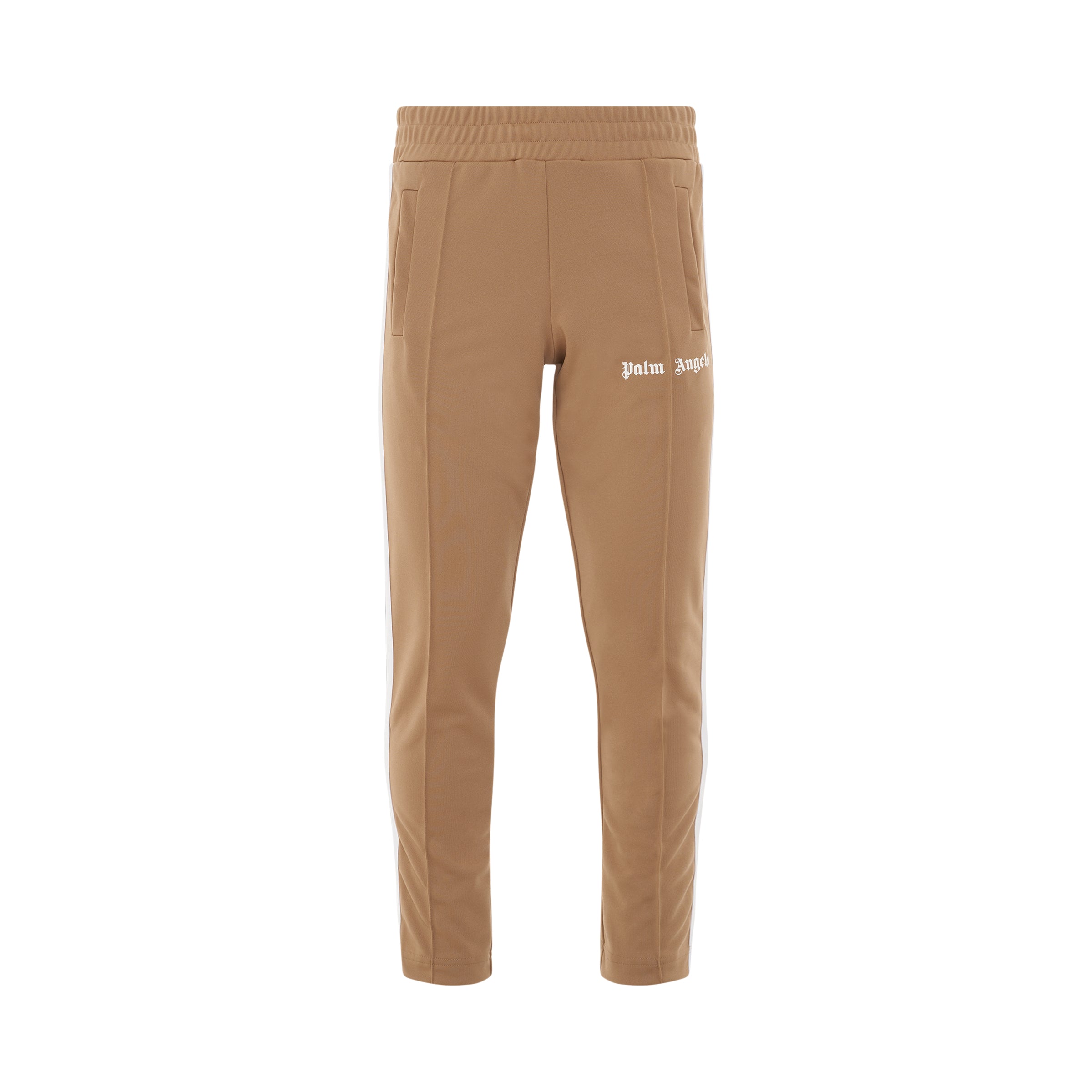 PA Slim Track Pants in Beige/White