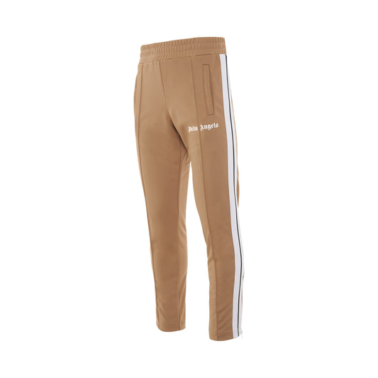 PA Slim Track Pants in Beige/White