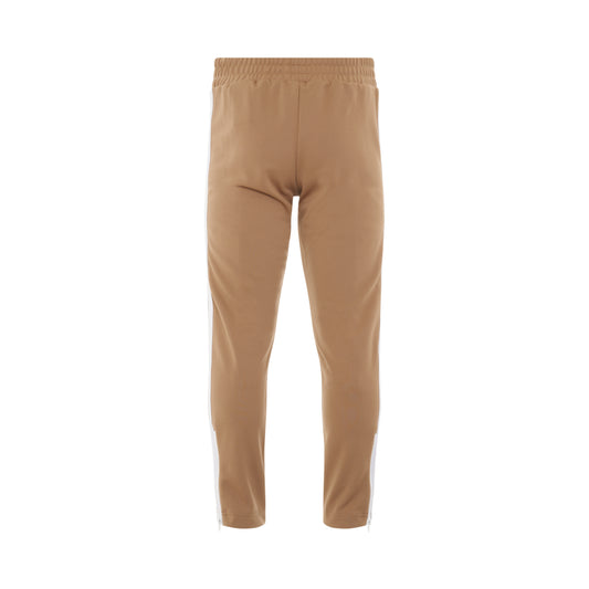 PA Slim Track Pants in Beige/White