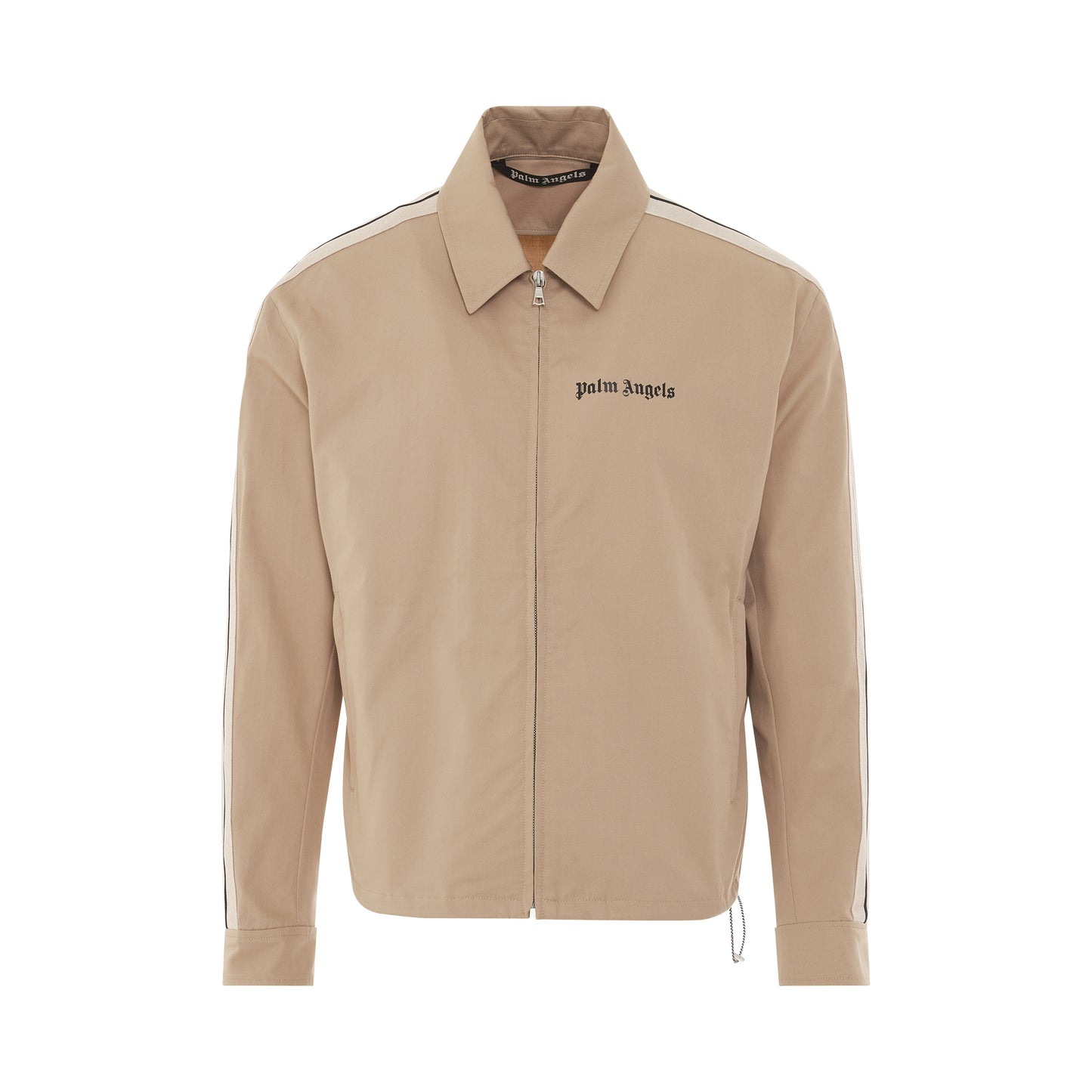 Logo Coach Jacket in Beige/Black