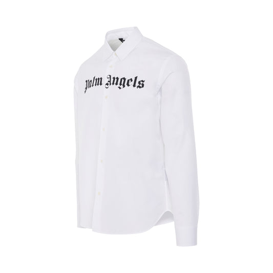 Classic Logo Shirt in White/Black