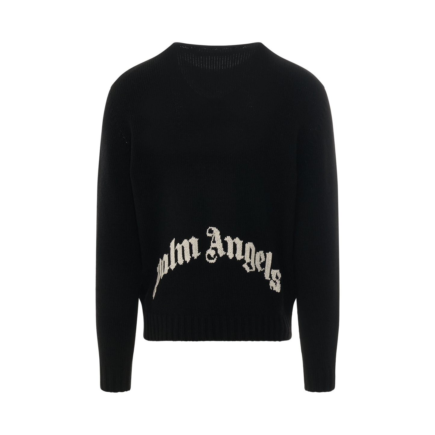 Rec Logo Sweater in Black/White