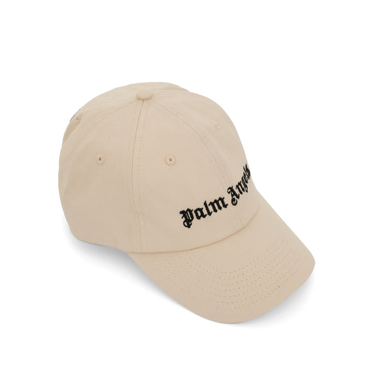 Classic Logo Cap in Off White/Black