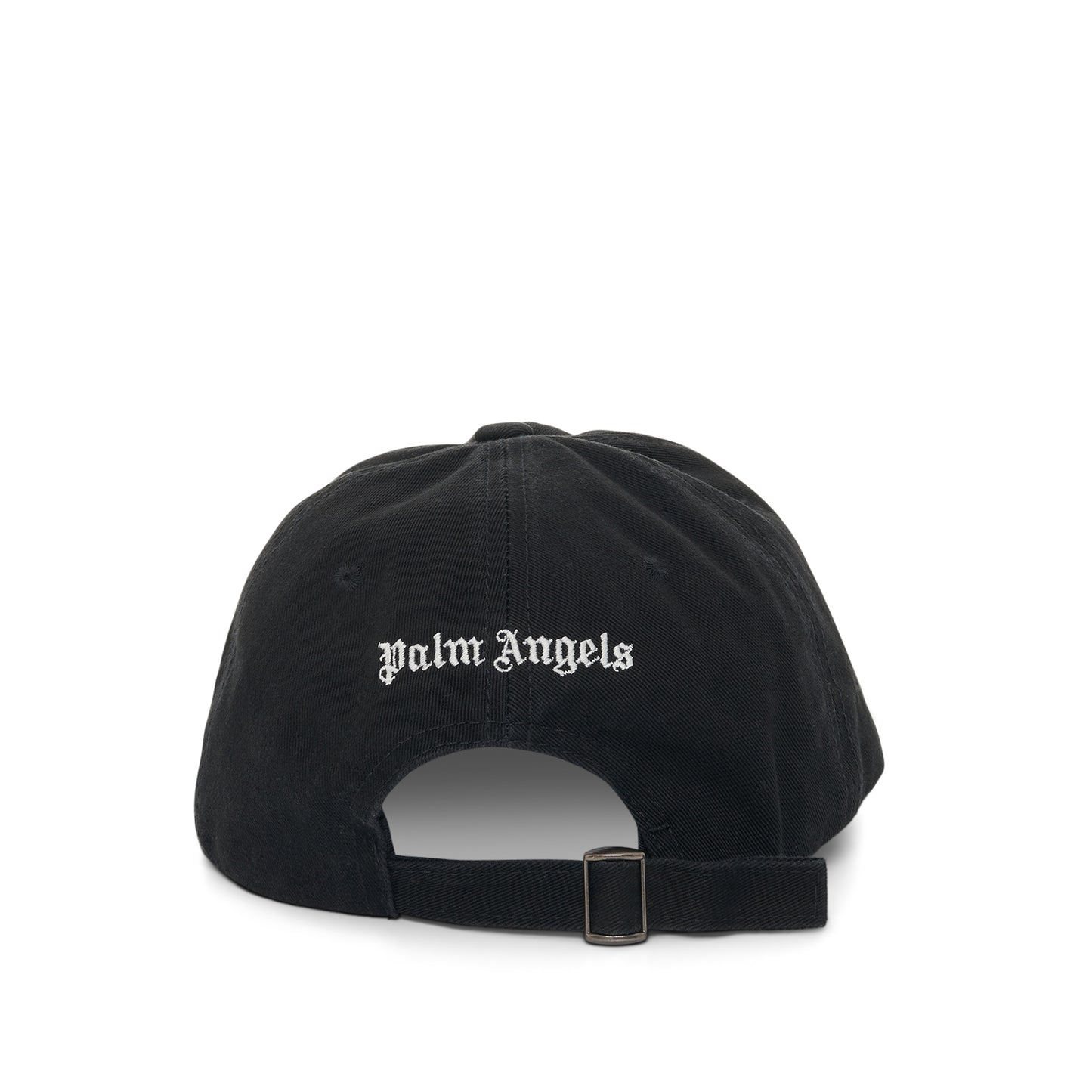 Ripped Logo Cap in Black/White