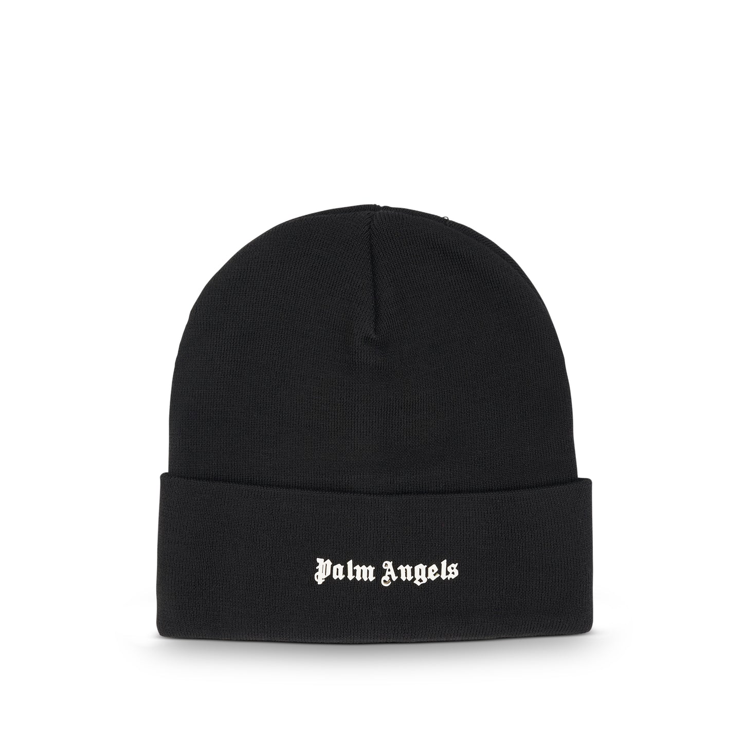 Classic Logo Beanie in Black/White