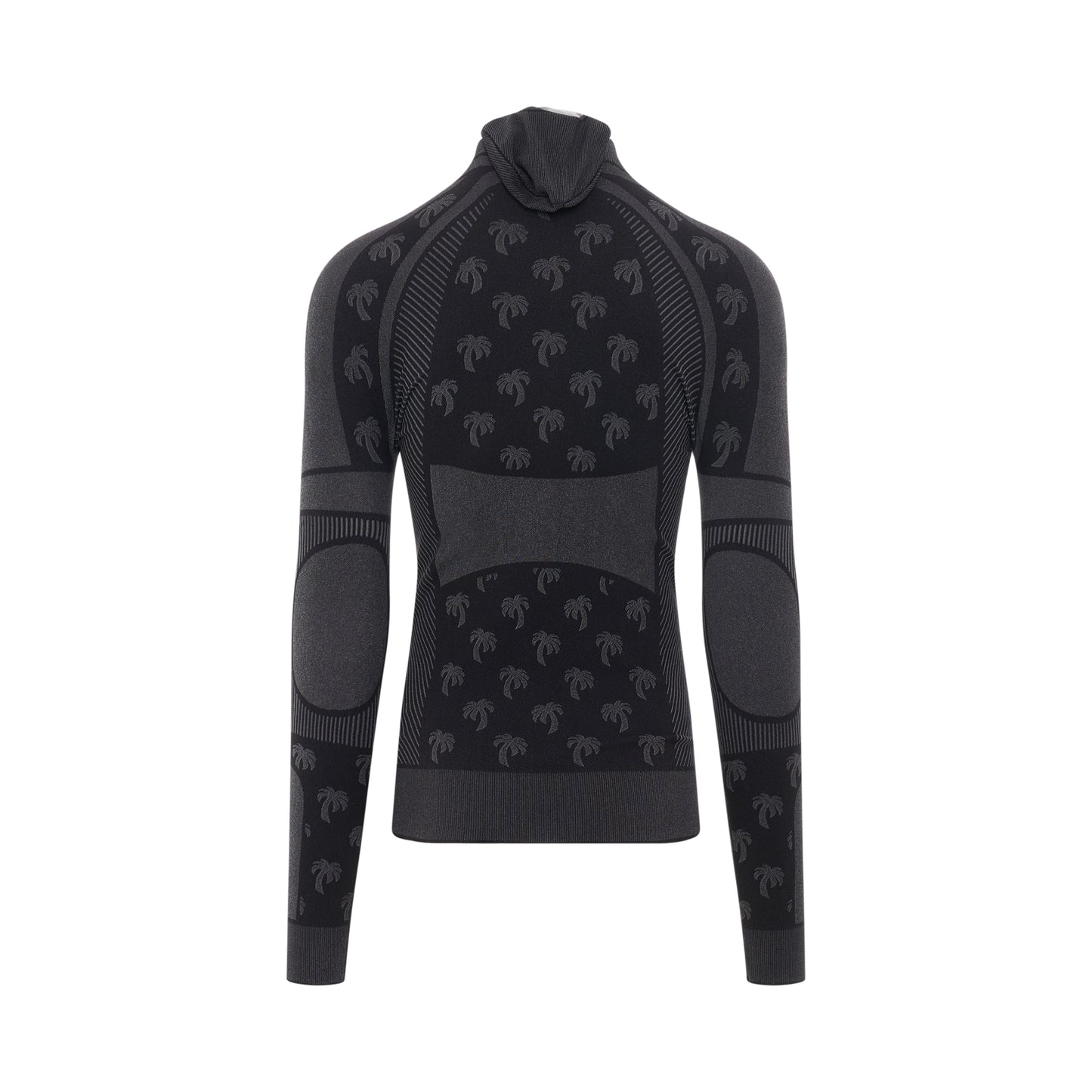 Balaclava Ski Base Layer Top in Black