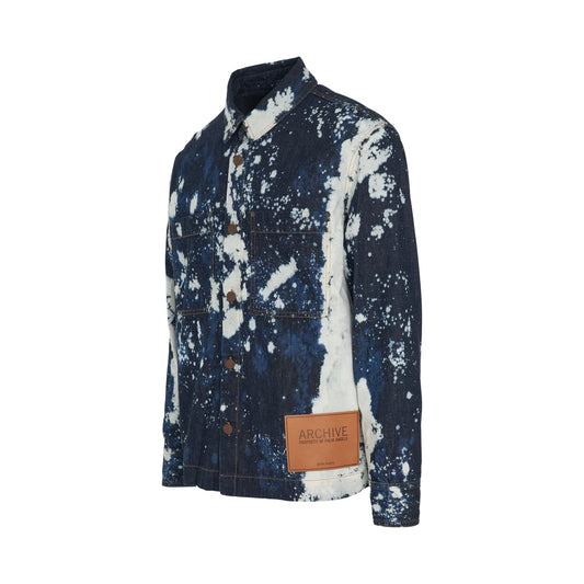 Galaxy Denim Work Shirt in Blue