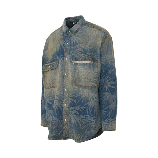 Jungle Denim Shirt in Light Blue