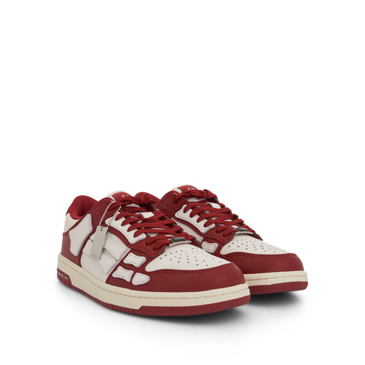 Skeleton Sneaker in Red