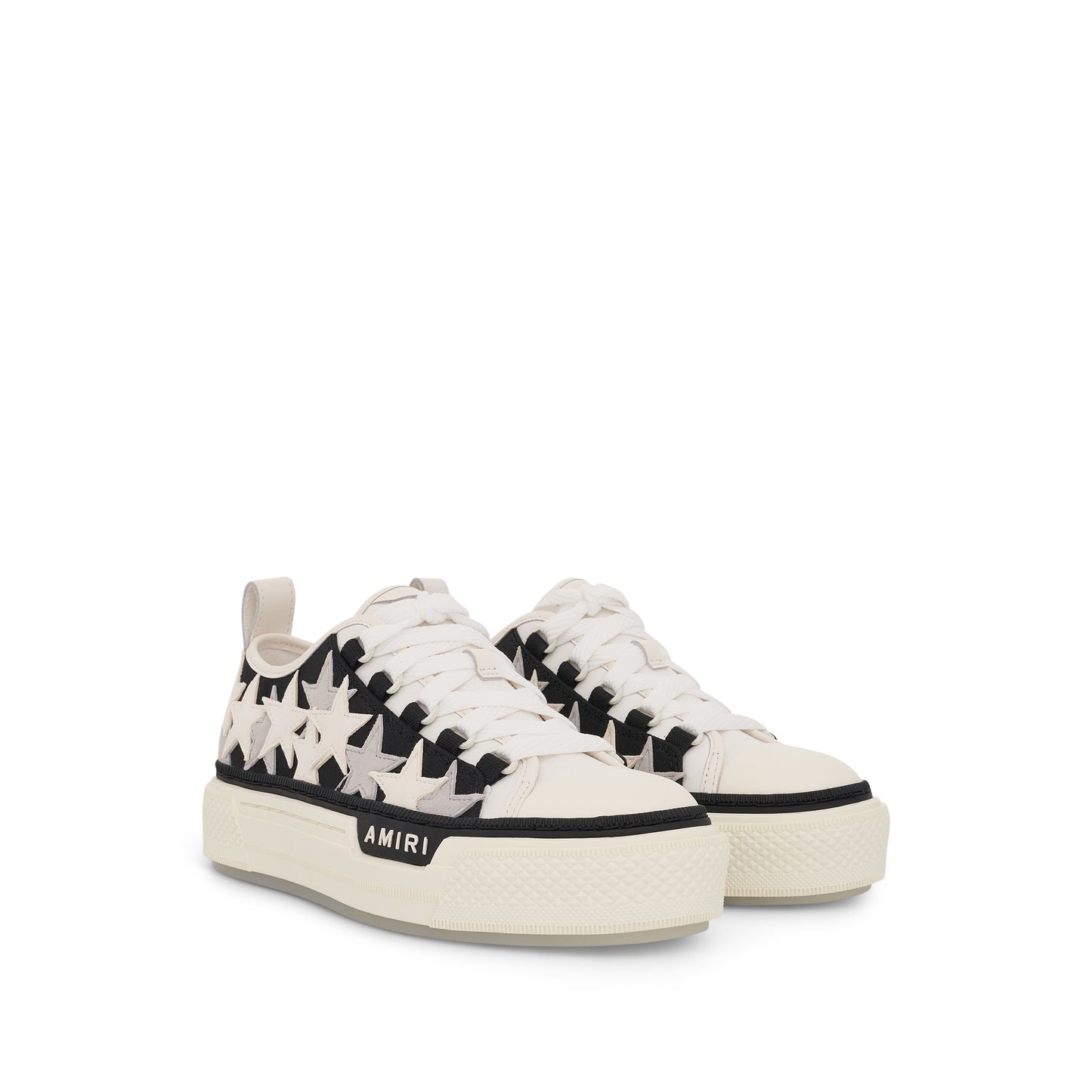 Stars Court Low Canvas Sneaker in Black