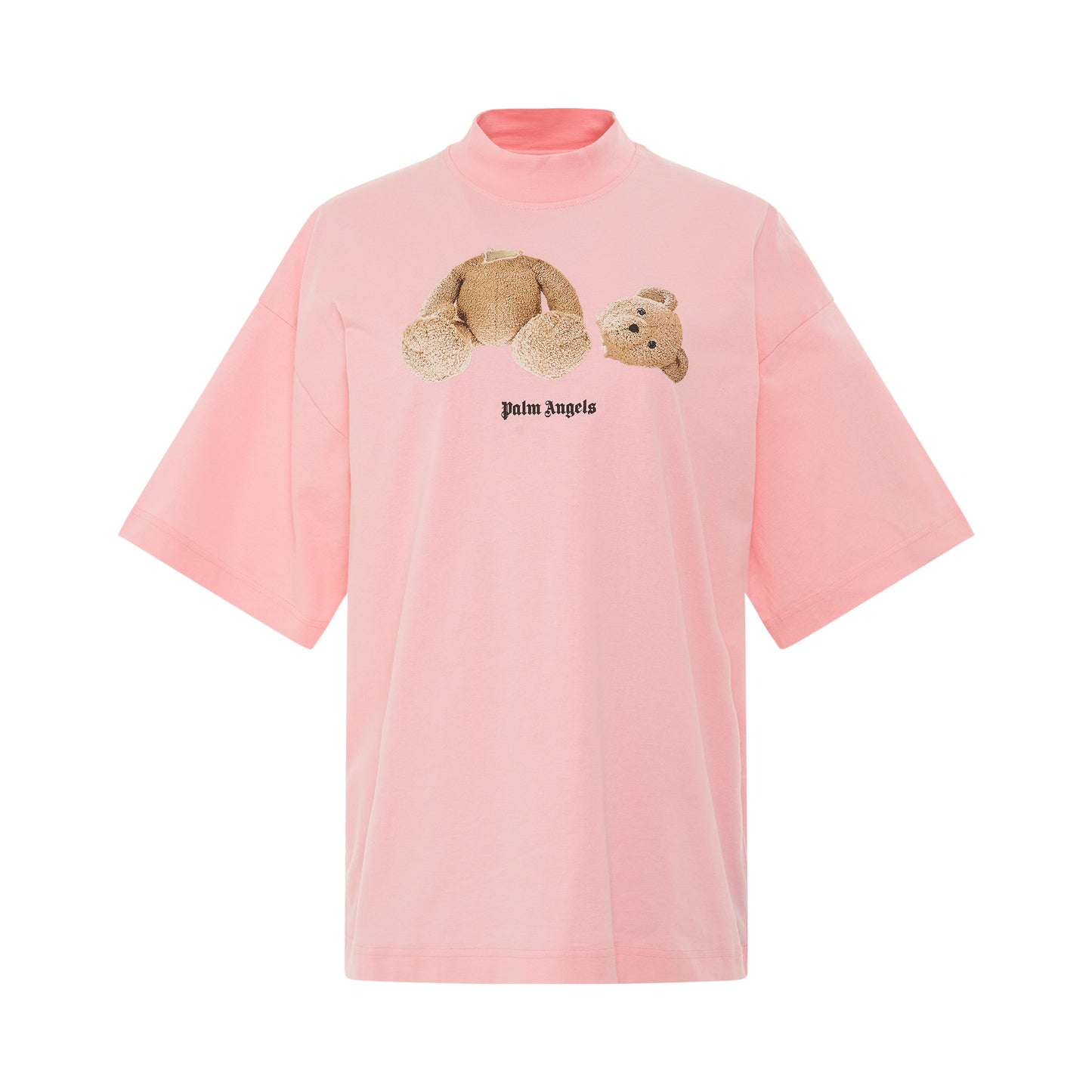 PA Bear Loose Fit T-Shirt in Almond Blossom/Brown