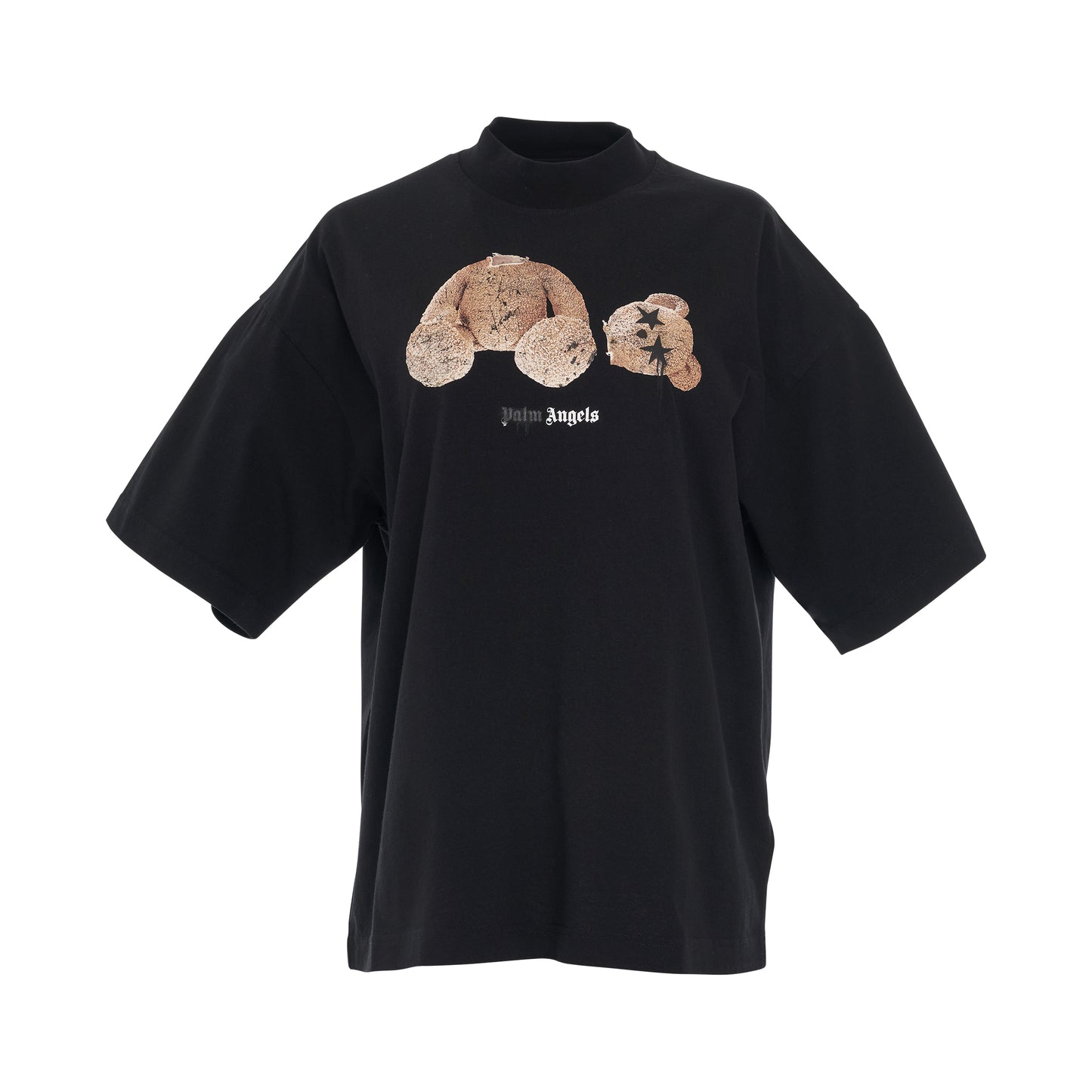 Sprayed PA Bear Loose T-Shirt in Black