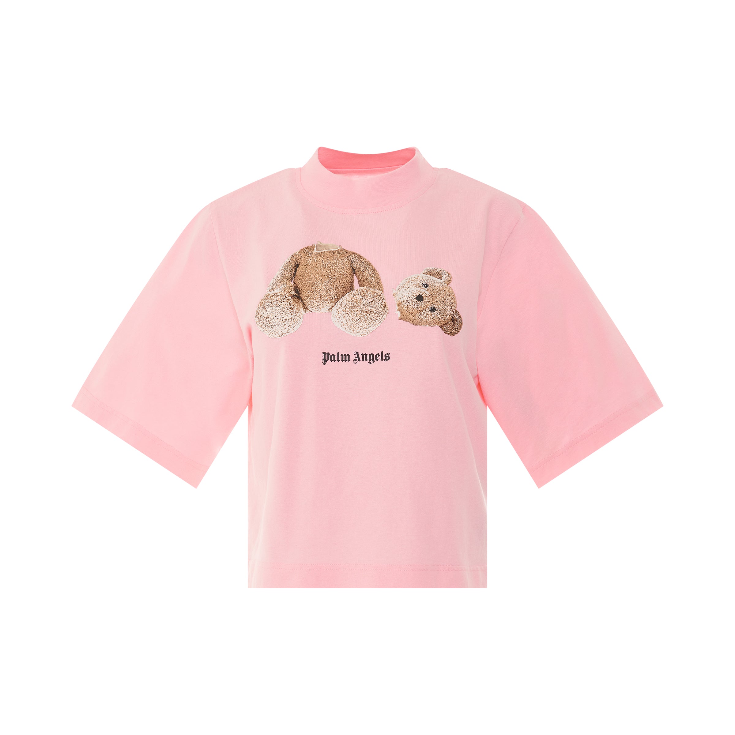 PA Bear Cropped T-Shirt in Almond Blossom