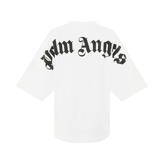 Classic Logo Oversize T-Shirt in White/Black