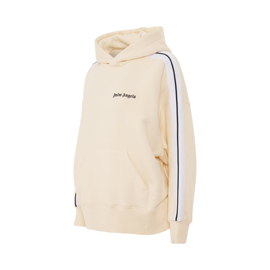 Track Hoodie in Butter/Black