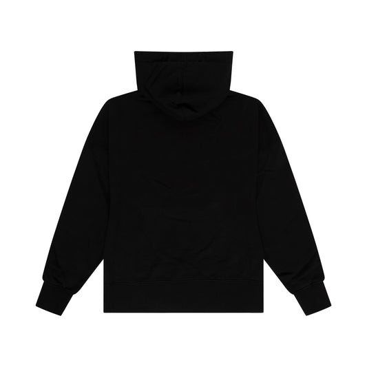 New York Sprayed Logo Hoodie in Black