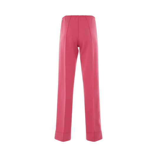 Bold Loose Suit Pants in Pink/Butter