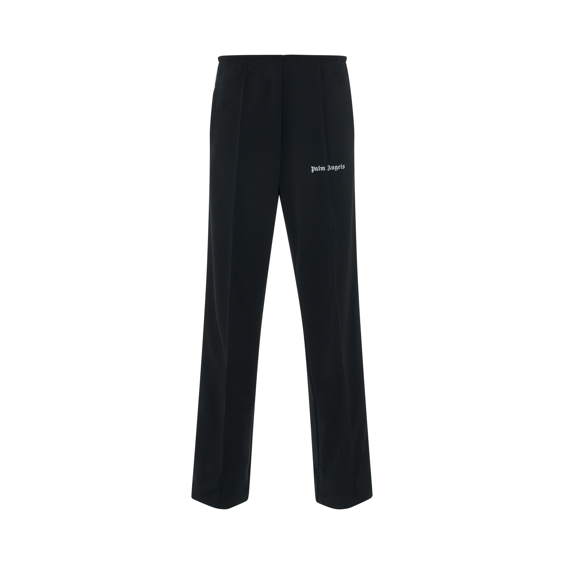 Loose Track Pants in Black/White