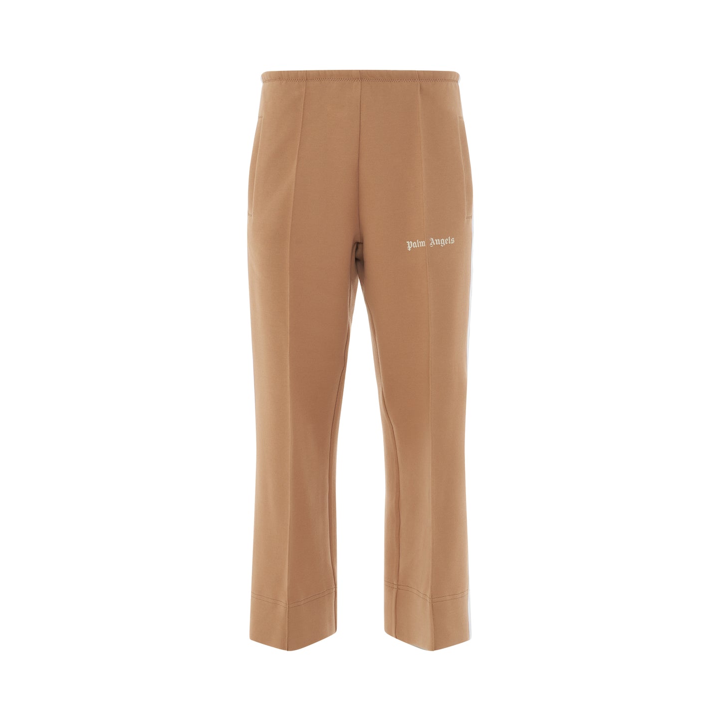 Cropped Suit Pants in Sand/White