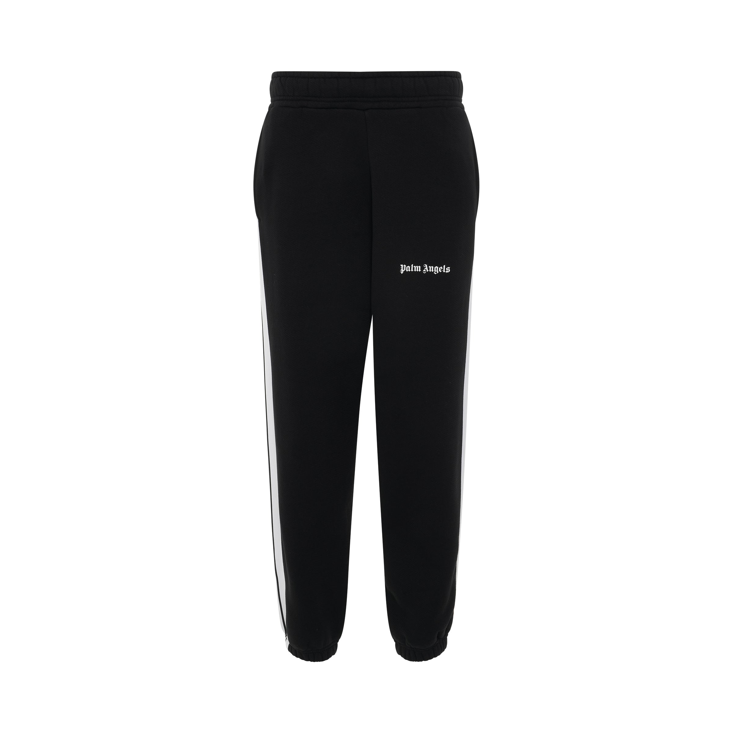 Track Sweatpants in Black/White