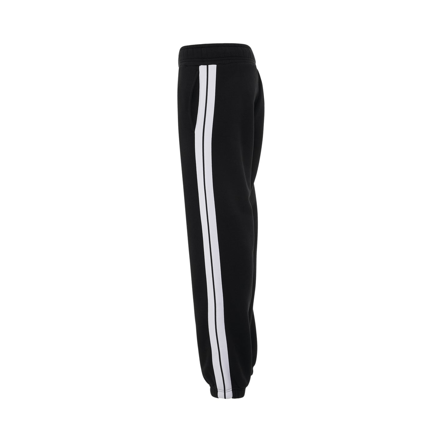 Track Sweatpants in Black/White