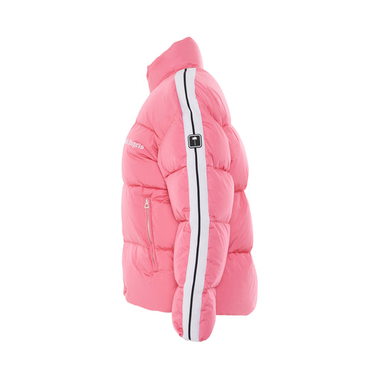 Track Down Jacket in Pink/White