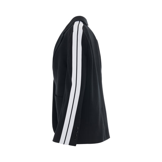 Track Blazer in Black/White