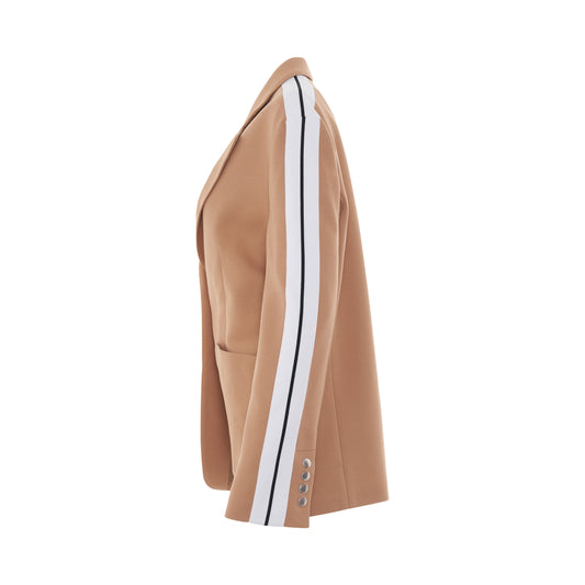 Track Blazer in Sand/White