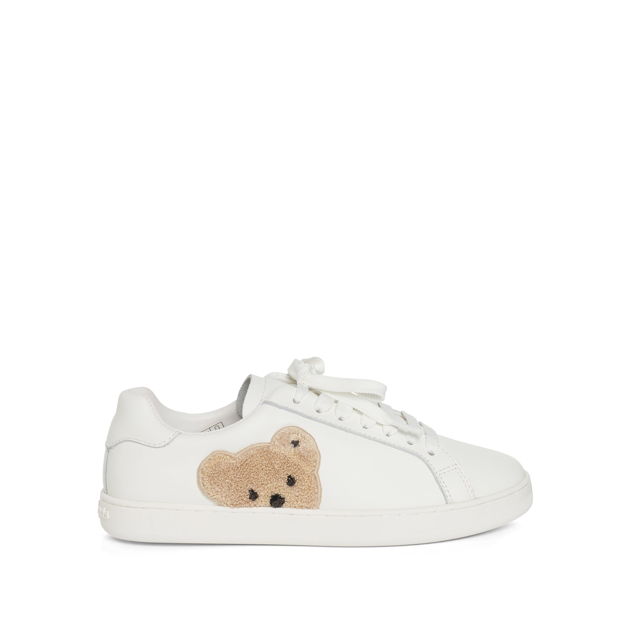 New Teddy Bear Tennis Sneaker in White