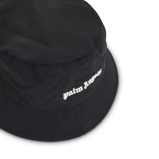 Classic Logo Bucket Hat in Black