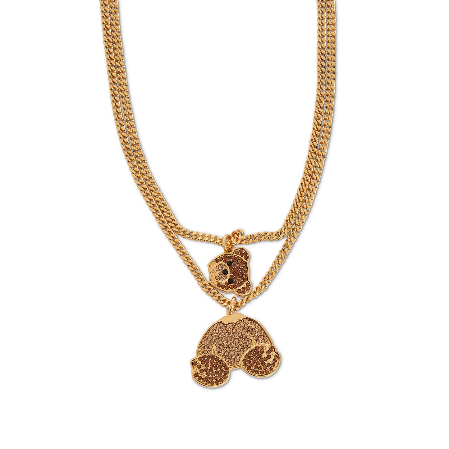 Bear Necklace in Gold