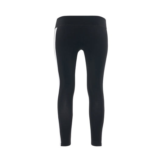 Track Leggings in Black/White