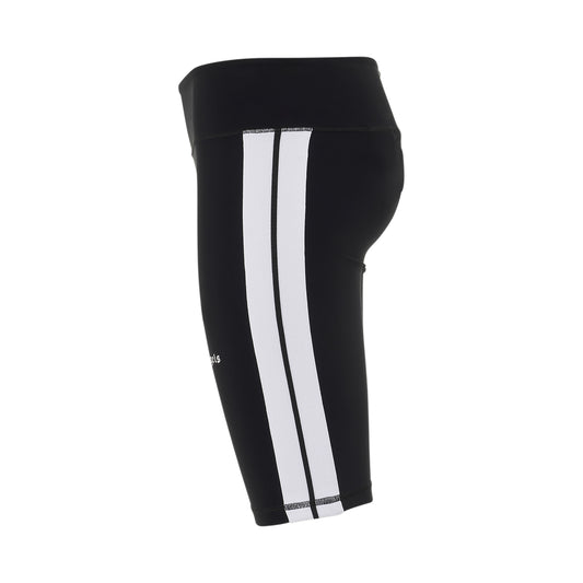 Training Track Cyclist Shorts in Black/White