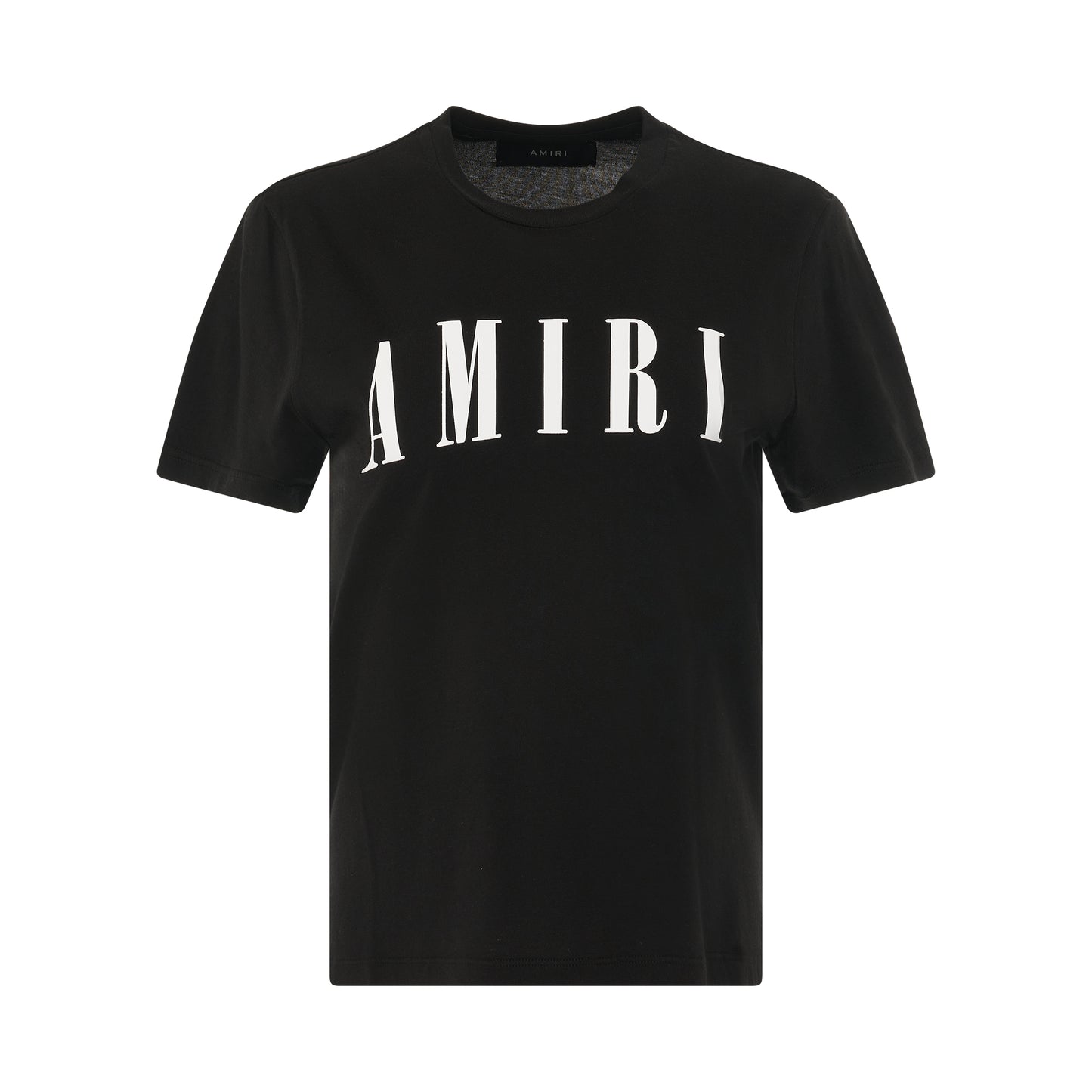 Core Logo Cotton T-Shirt in Black