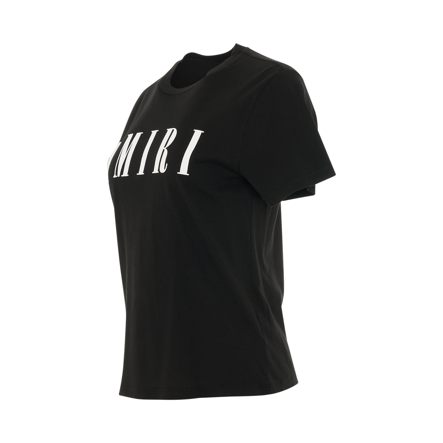 Core Logo Cotton T-Shirt in Black