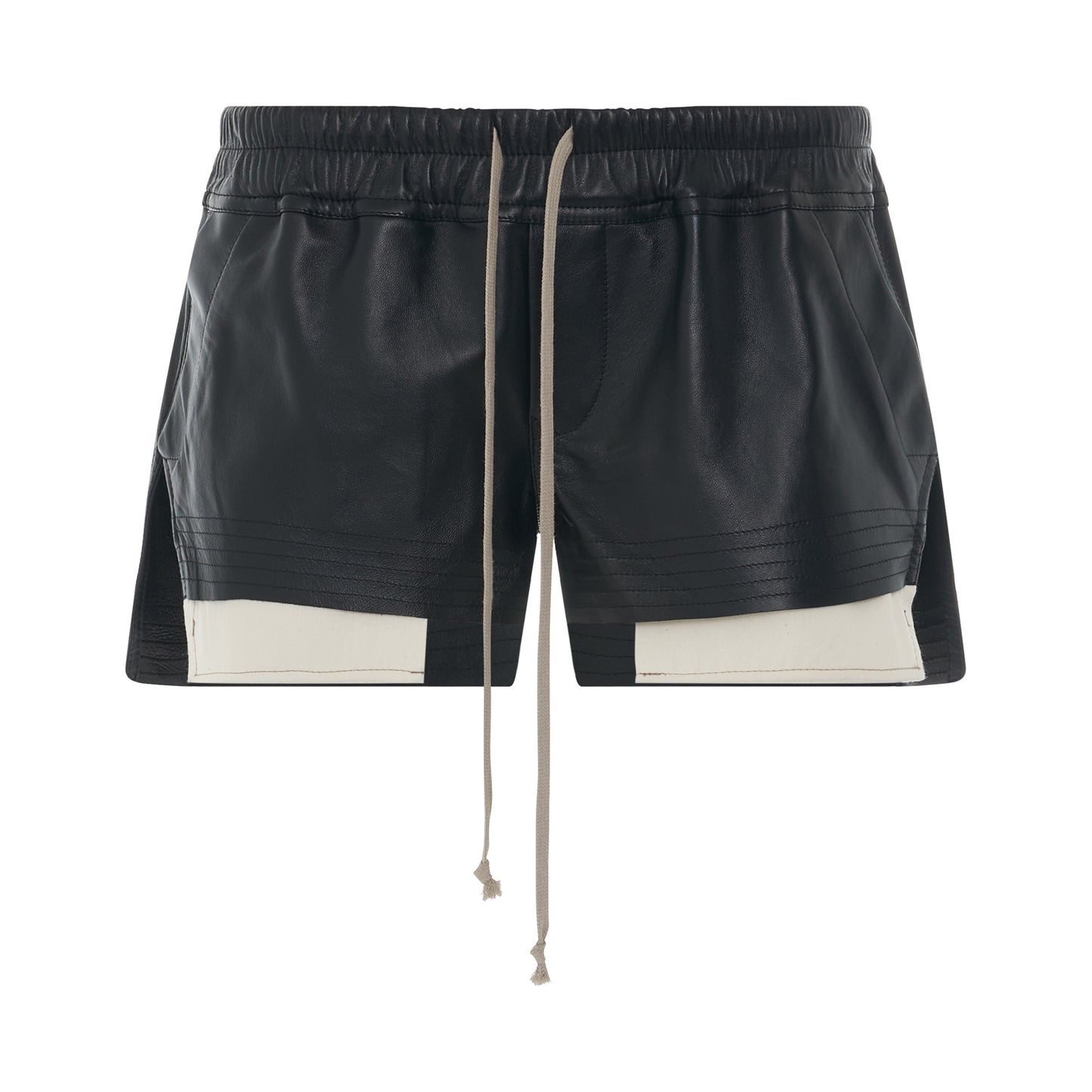 Pelle Leather Boxer Shorts in Black