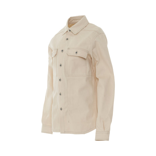 Giacca Denim Outershirt in Natural