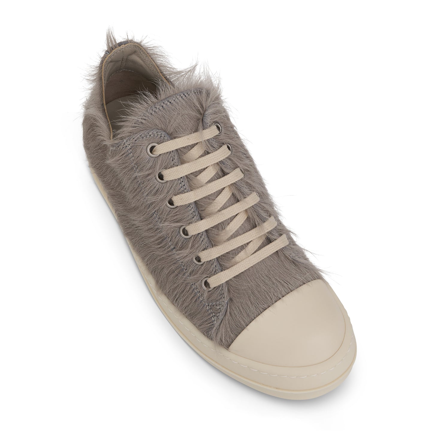 Strobe Fur Sneaker in Pearl/Milk