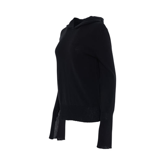 Classic Cotton Hoodie in Black