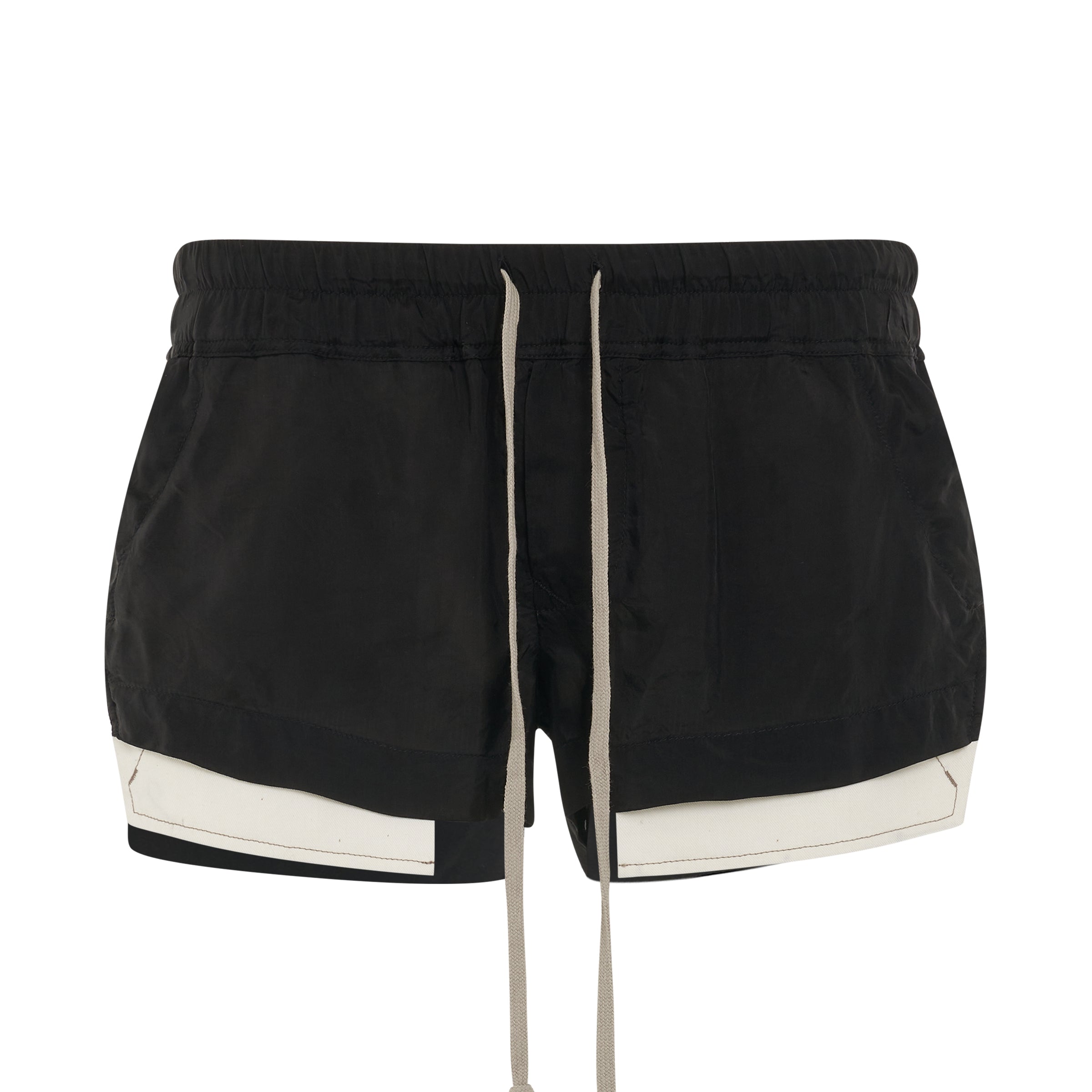 Woven Boxers Shorts in Black