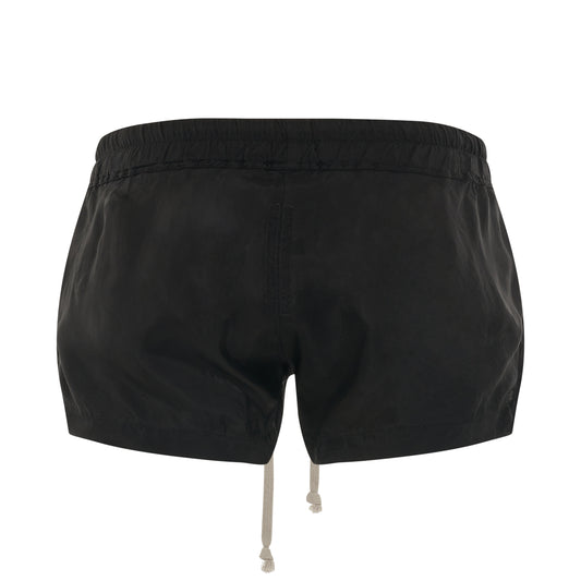 Woven Boxers Shorts in Black