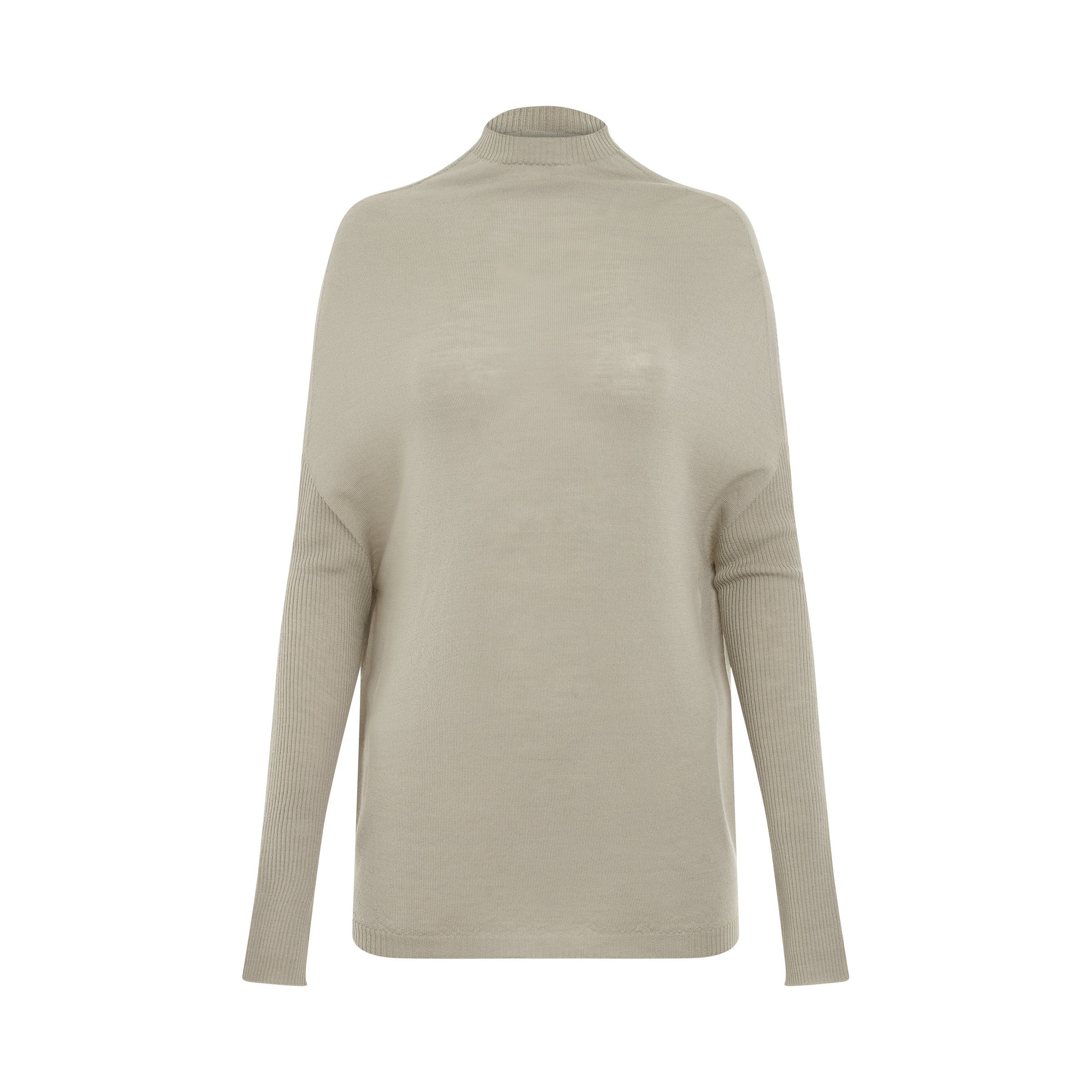 Crater Rasato Knit Sweater in Pearl