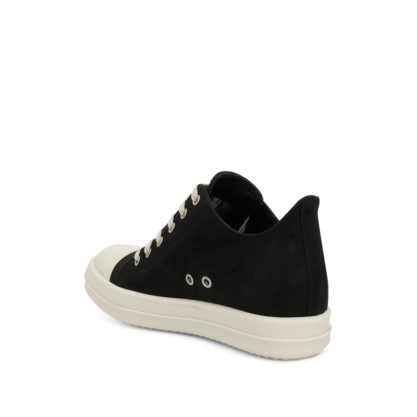 Low Greywolf Leather Sneakers in Black/Milk