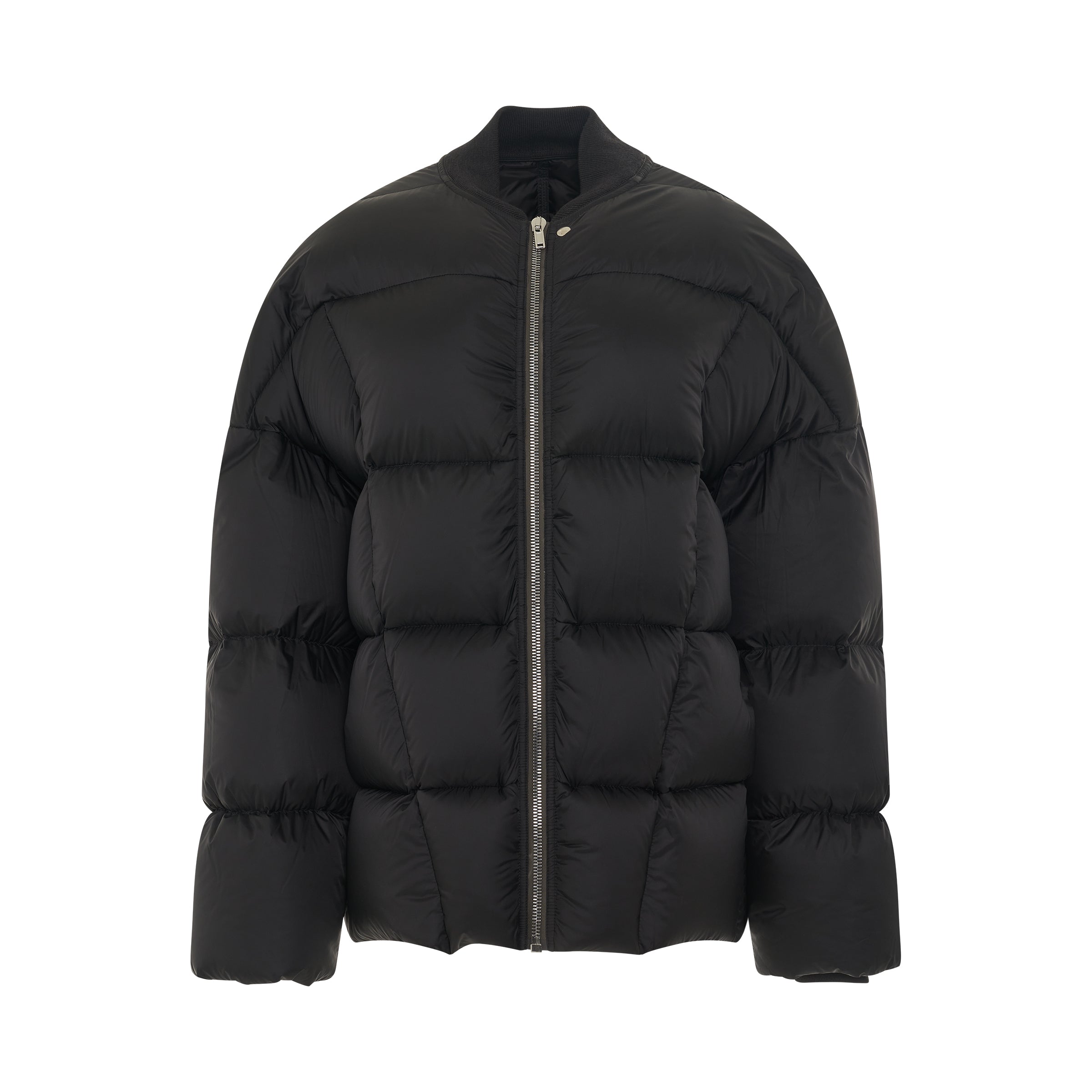 Flight Woven Down Jacket in Black