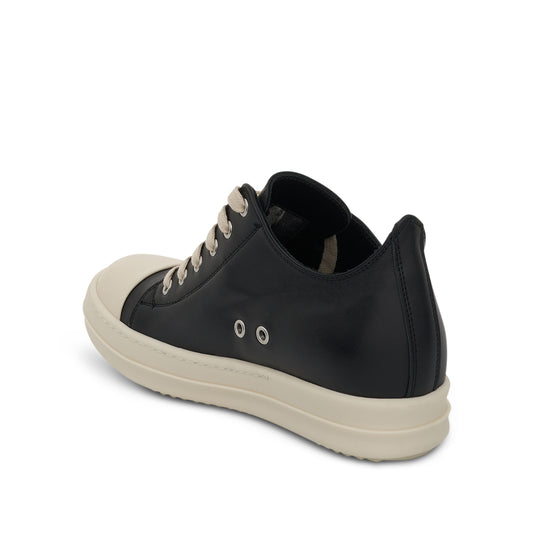 Strobe Leather Sneaker in Black/Milk