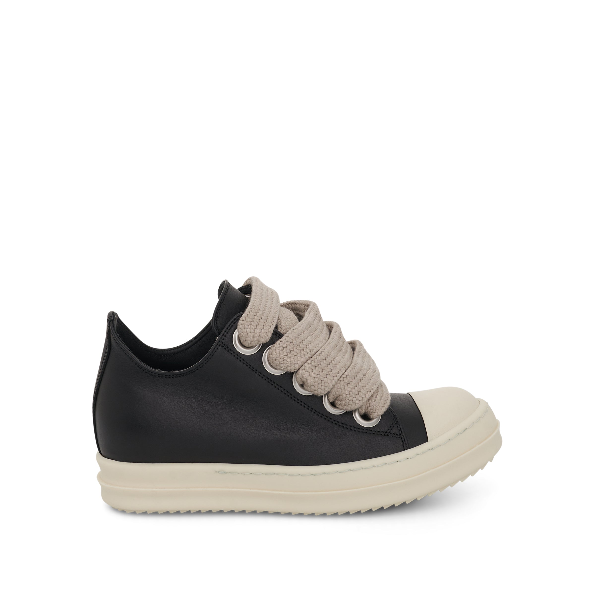 Strobe Sneaker with Jumbo Laces in Black/Milk