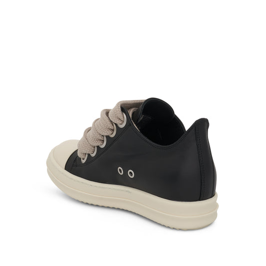 Strobe Sneaker with Jumbo Laces in Black/Milk