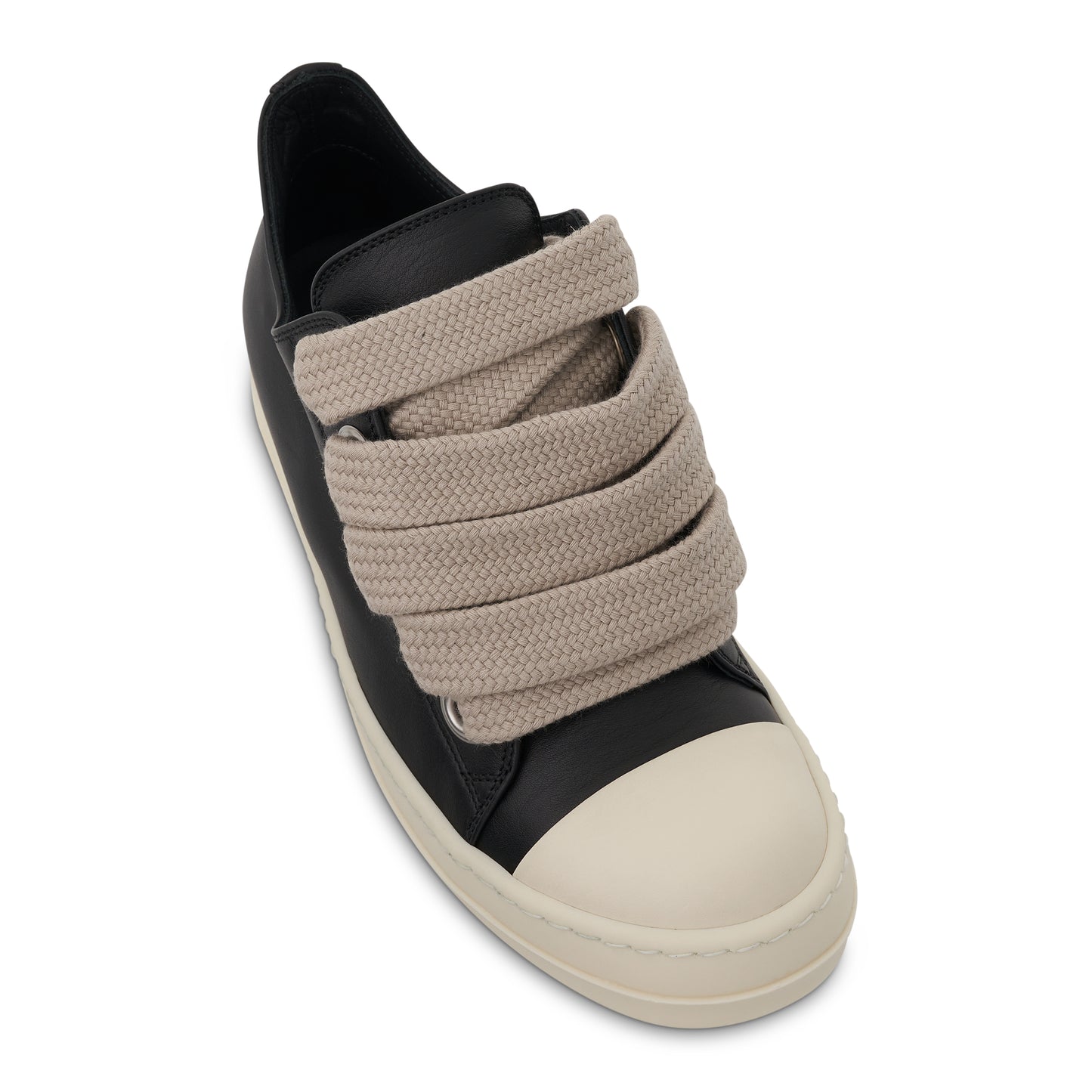 Strobe Sneaker with Jumbo Laces in Black/Milk