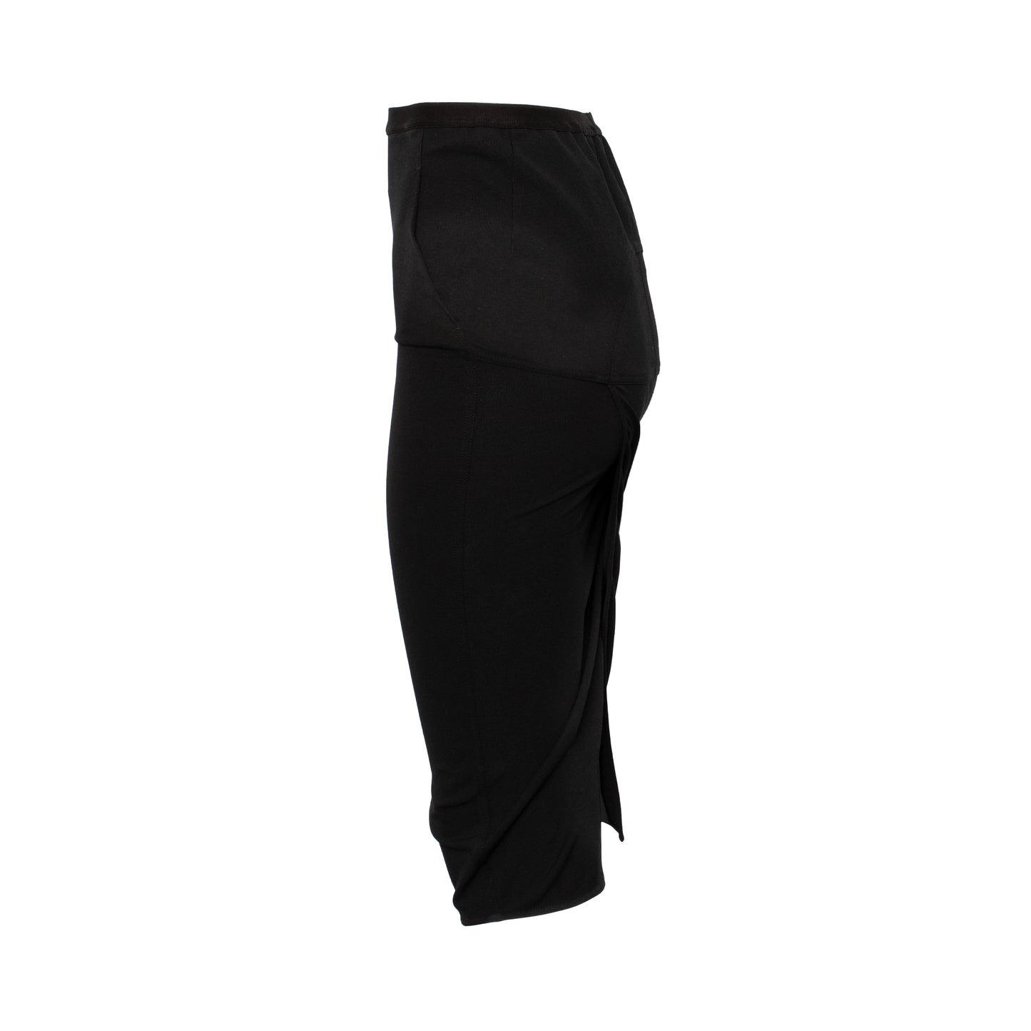 Pillar Short Skirt in Black